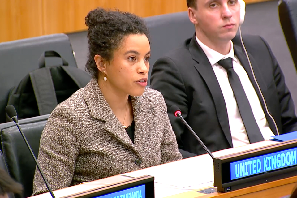 O Reino Unido mantém-se firme no seu compromisso com a liberdade de mídia em todo o mundo: declaração do Reino Unido na ONU