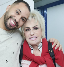 Gil do Vigor e Ana Maria Braga Foto: Cadu Pilotto/Globo