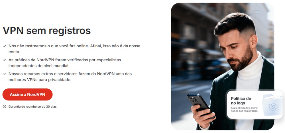NordVPN afirma que nenhum dado de usuário foi exposto — Foto: Reprodução/NordVPN