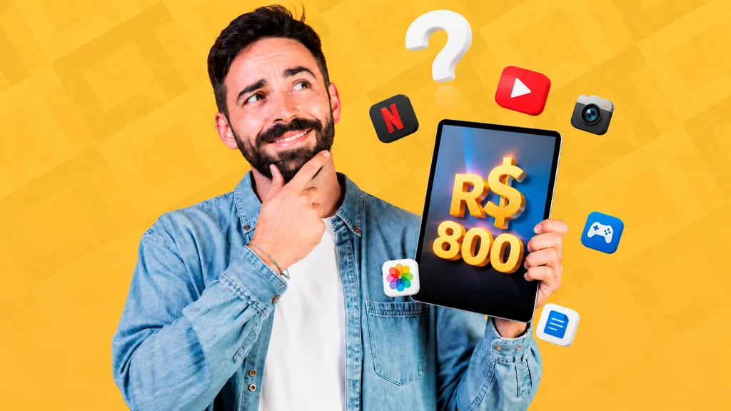 O que um tablet de R$ 800 realmente consegue fazer na prática em 2026?