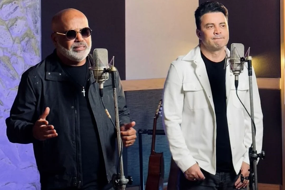 Rick e Renner são clicados durante uma de suas apresentações - Metrópoles