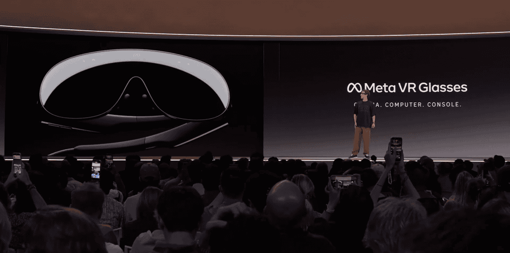 Meta apresenta óculos de realidade virtual com tela 5K e promete experiência IMAX em realidade virtual