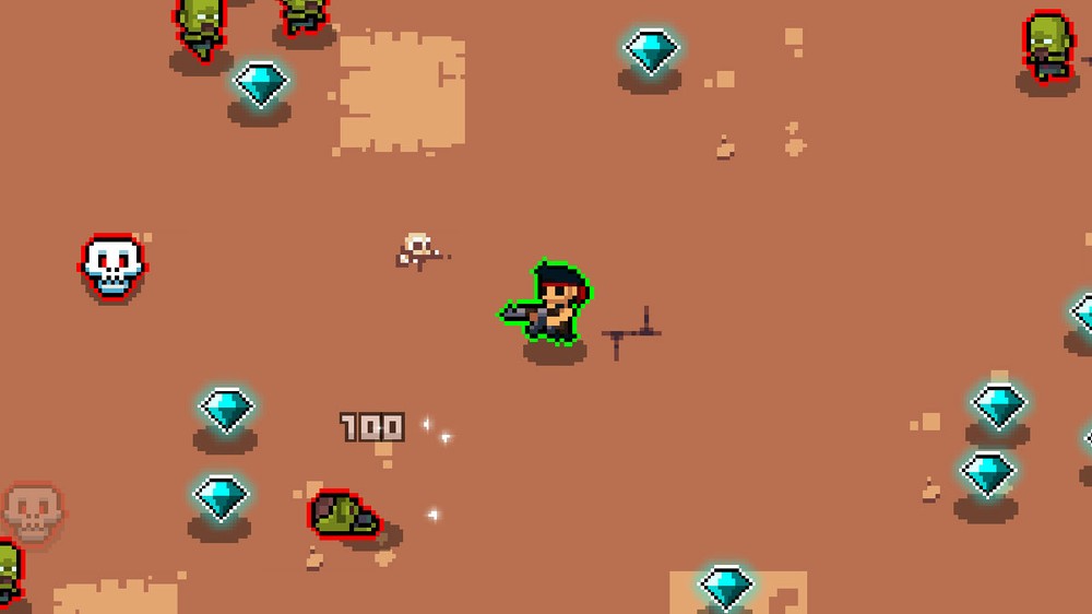 Zombie Rush é um jogo de ação e sobrevivência estilo Vampire Survivors — Foto: Reprodução/Rafael Monteiro