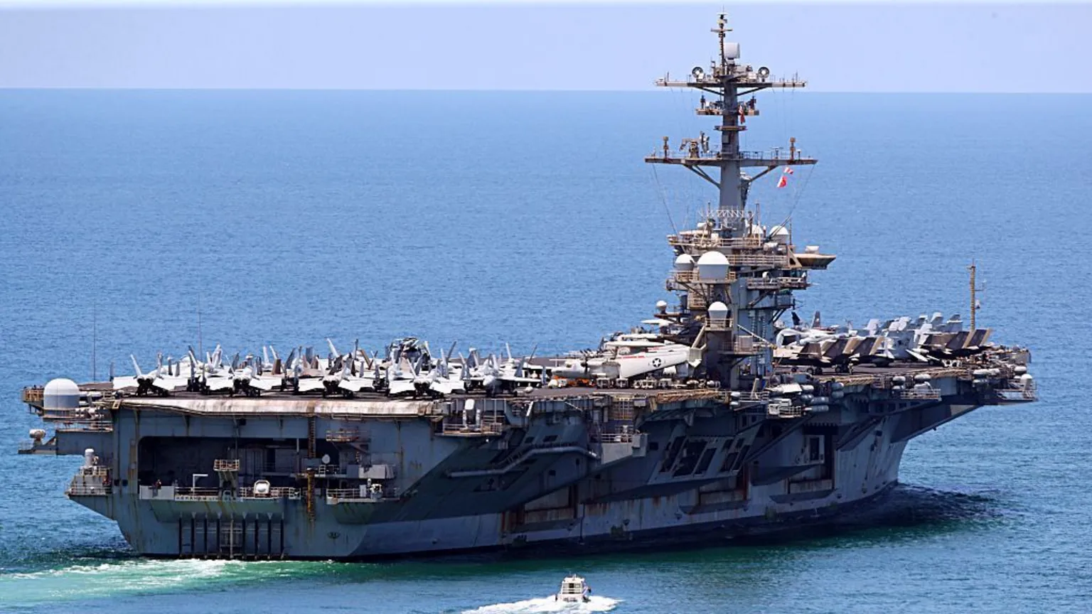 Getty Images The USS Abraham Lincoln (CVN-72) aircraft carrier departs Laem Chabang Port on September 06, 2026 in Si Racha, Thailand.