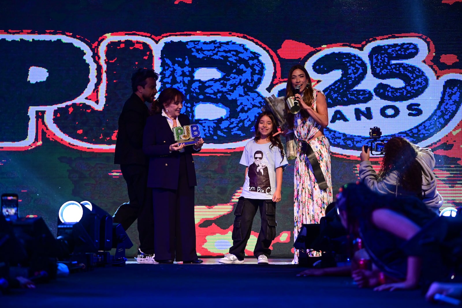 Patrícia Abravanel foi homenageada após levar o prêmio de Melhor Apresentadora Leo Franco e Natalia Rampinelli/Agnews - 22.09.2026