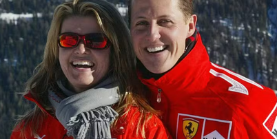 Em document&aacute;rio, esposa de Schumacher tem apari&ccedil;&atilde;o rara e fala sobre o acidente sofrido pelo ex-piloto Foto: Getty Images