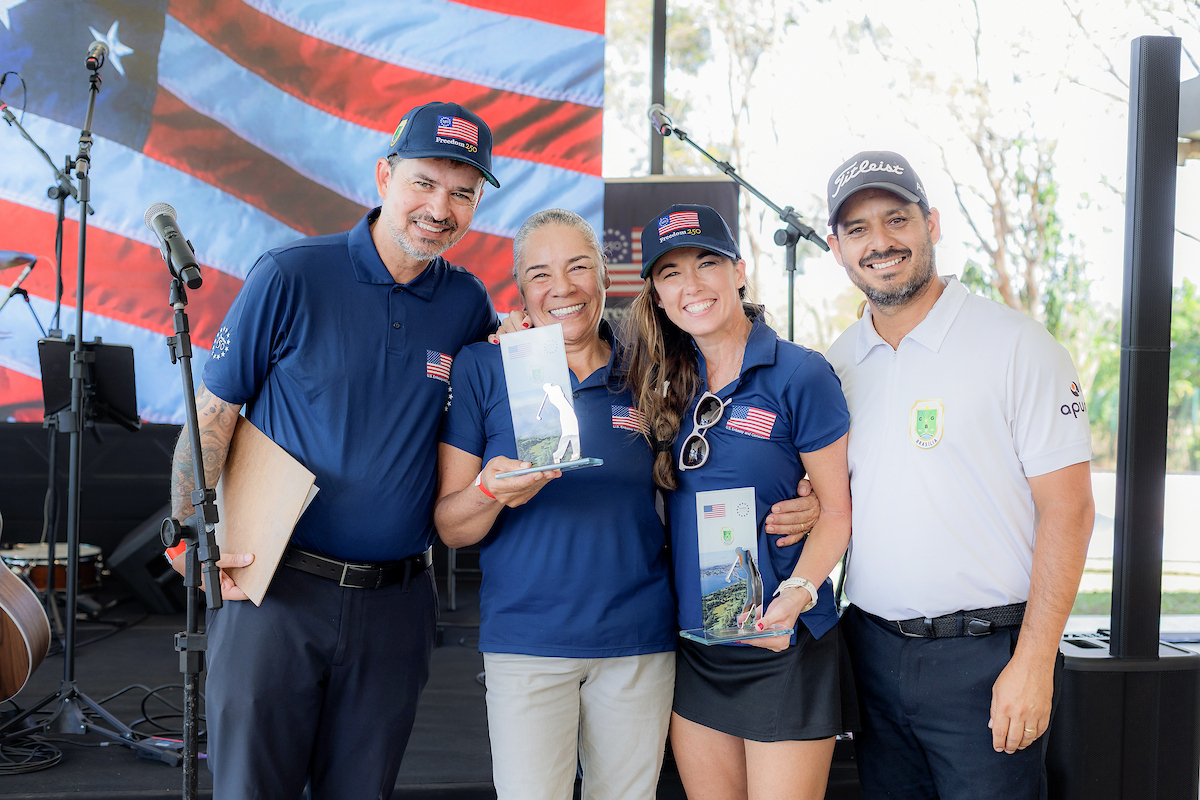 Freedom 250: Embaixada dos EUA recebe amigos em animado torneio de golfe