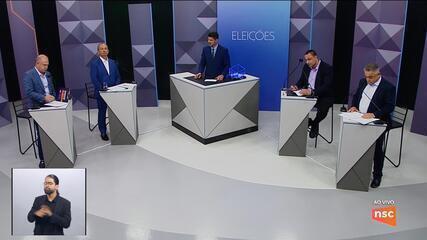 Debate candidatos a governador de SC - Bloco 3