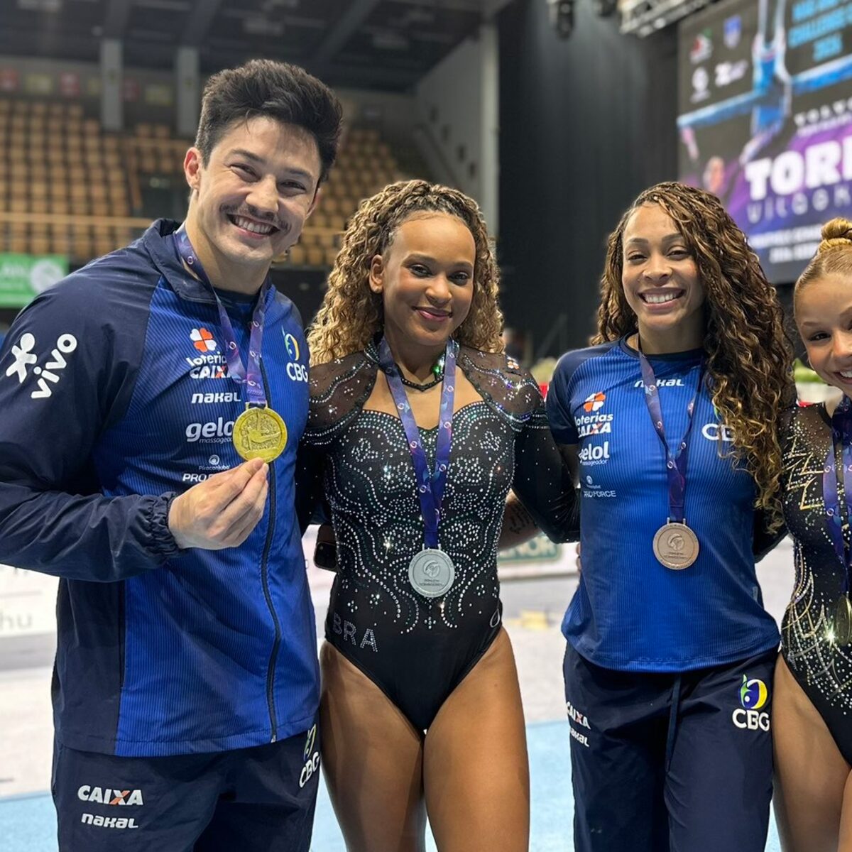 Ginástica: Flávia Saraiva e Rebeca Andrade fazem dobradinha na trave; Nory fica com o ouro na barra