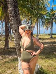 Thaís Carla diz que não precisa ser magra para ser feliz: “Sempre fui”