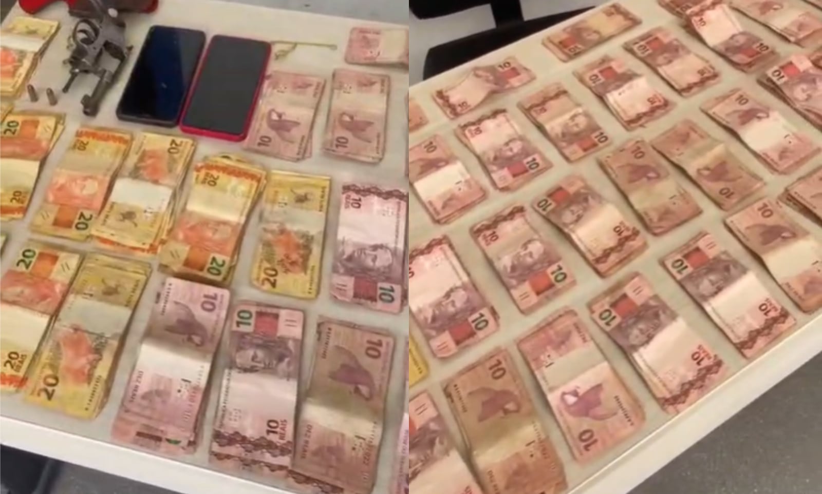 Imagem da matéria: PM recupera mais de R$ 14 mil roubados, apreende arma e localiza quatro suspeitos em Cajazeiras