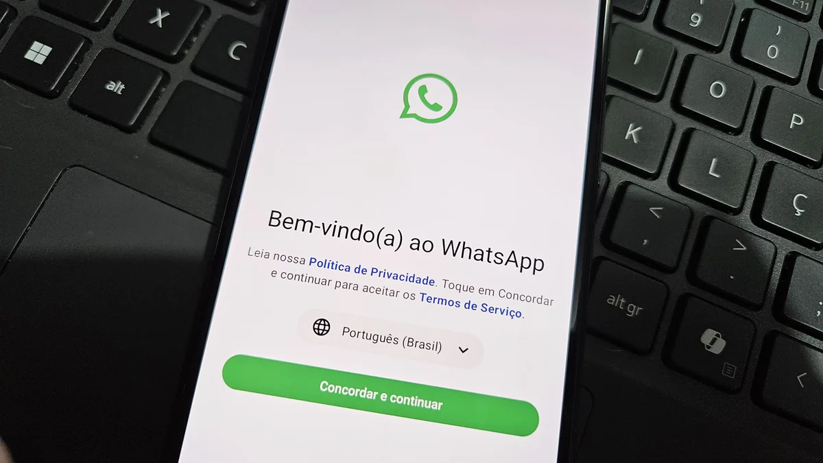 Tela inicial do WhatsApp