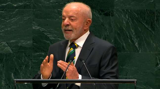 Tom eleitoral, gravata da sorte e 4 interrupções por palmas: como foi o discurso de Lula em 7 pontos na ONU