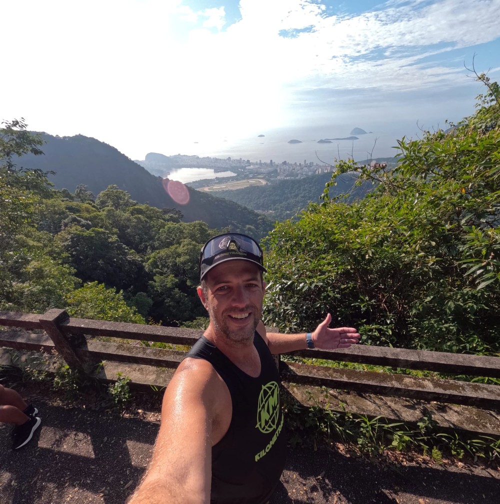 Silvio Boia na Muralha Up and Down: maratona na serra do Rio de Janeiro — Foto: Arquivo pessoal