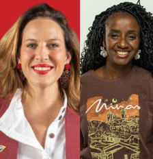 Candidatas do PT em MG, Bella Gonçalves, Andréia de Jesus e Ana Elisa Silva denunciaram ter recebido ameaças anônimas de violência sexual e de morte Foto: Reprodução/Redes Sociais