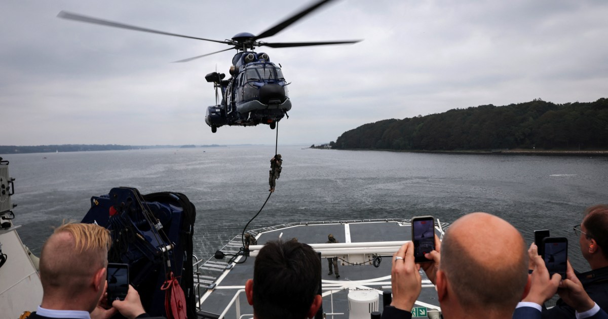 A Rússia alerta a Dinamarca após quase colisão no Mar Báltico