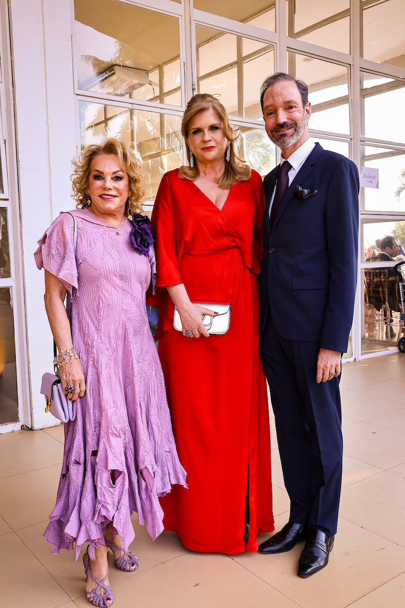 Mércia Crema, Glaucia Benevides e Amador Outerelo