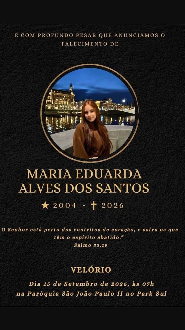Tiktoker Duda Alves morre aos 22 anos e causa comoção nas redes - destaque galeria