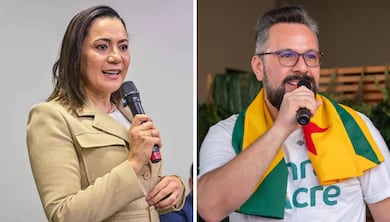Mailza Assis tem 36%, e Alan Rick, 33%, na disputa pelo governo do Acre, diz Real Time Big Data