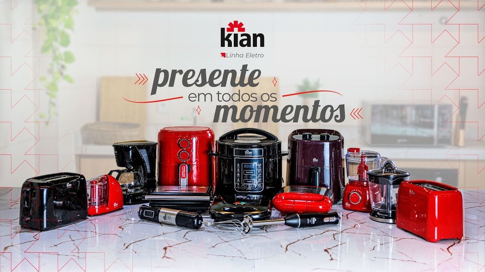 Os recursos dos eletrodomésticos Kian variam conforme a linha — Foto: Divulgação/Kian