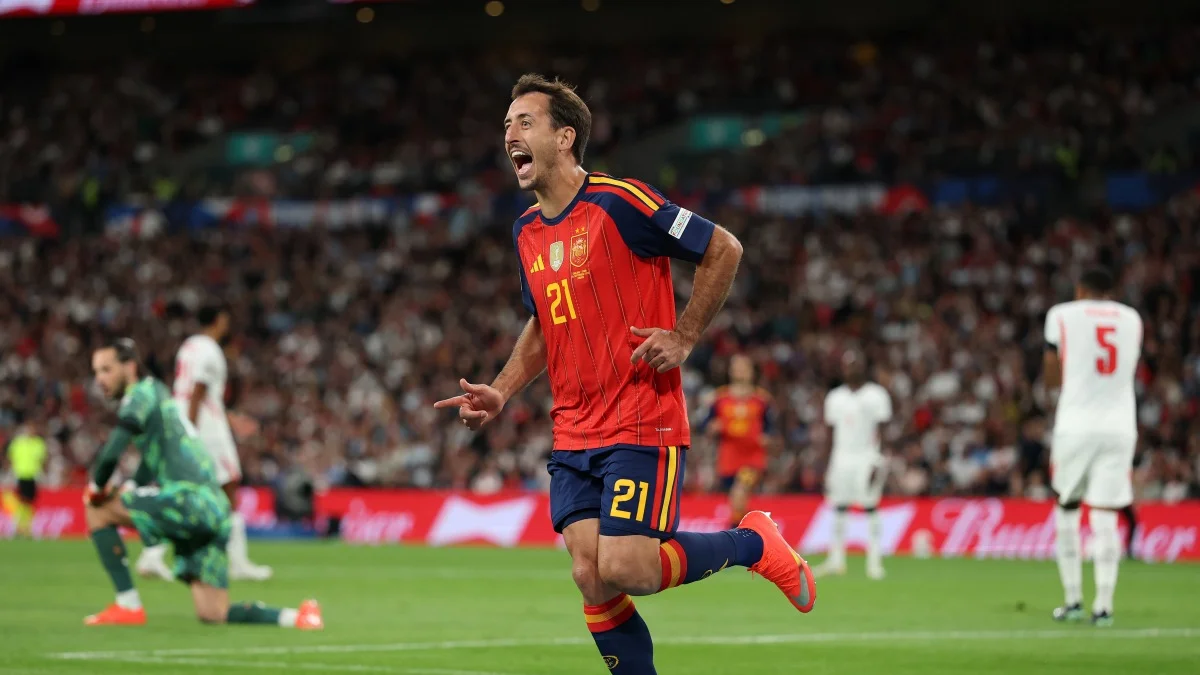 Em jogo de duas viradas, Espanha derrota a Inglaterra na Nations League