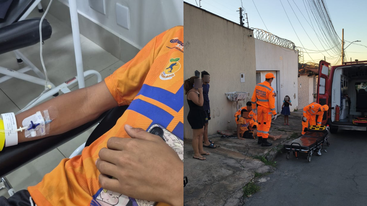 Adolescente de 15 anos fica ferido após colisão com carro em Contagem; família denuncia falta de socorro