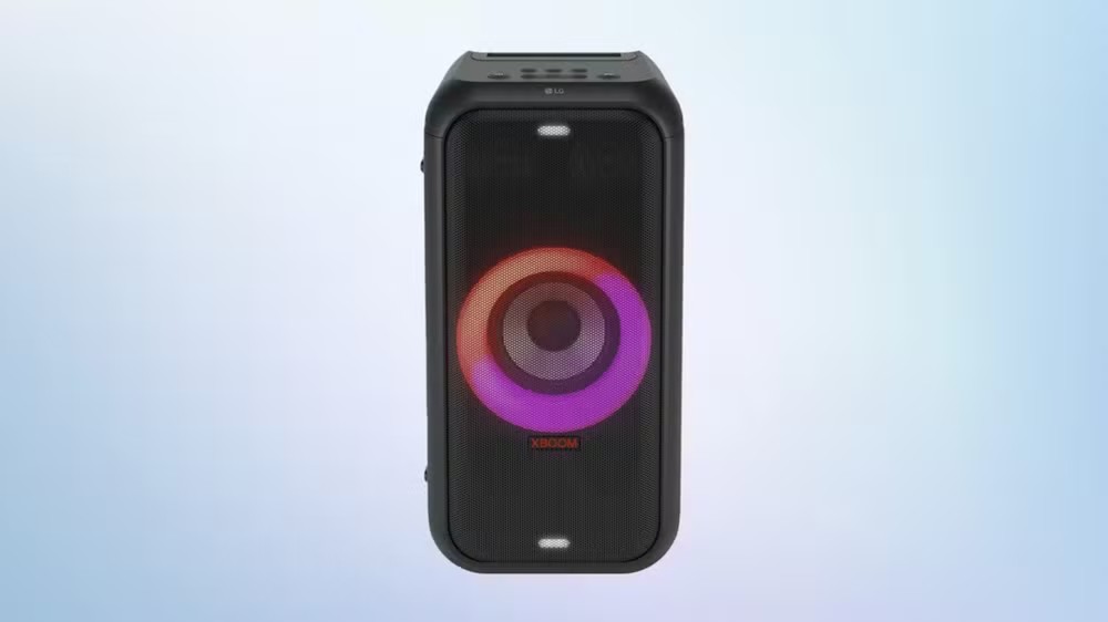 A LG XBOOM XL7T foi eleita pelo voto popular como a melhor caixa de som de 2025 — Foto: Divulgação/LG