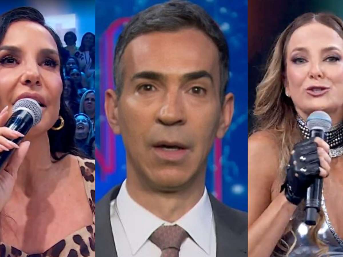 Ivete Sangalo fala no 'Domingão' sobre intimidade de Ticiane Pinheiro e César Tralli: 'Você mordia'