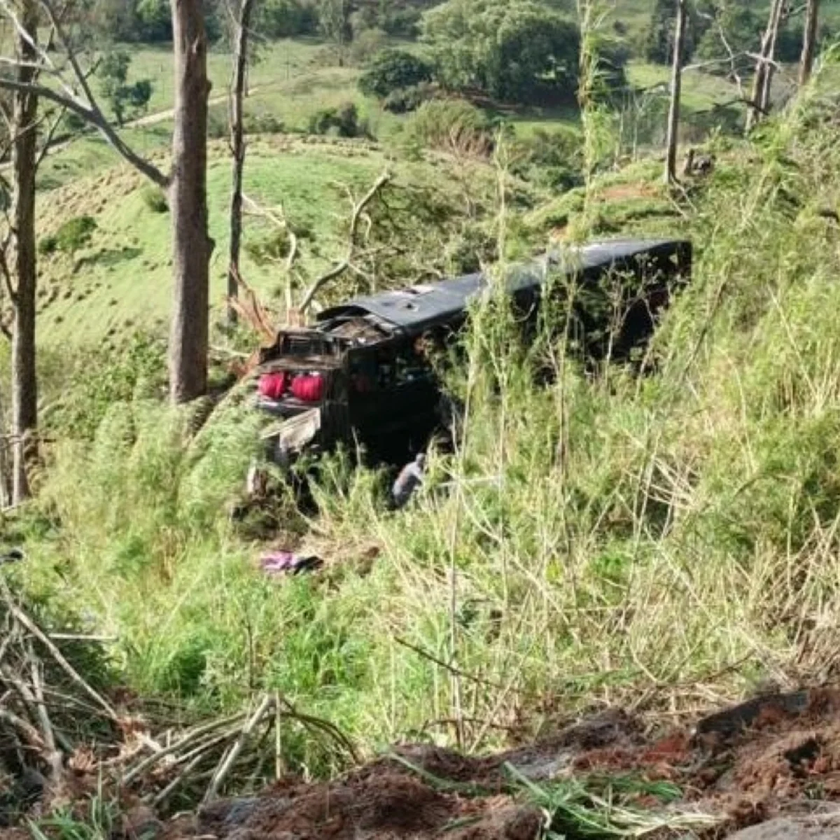 Ônibus que caiu em ribanceira realizava viagem clandestina, diz ANTT