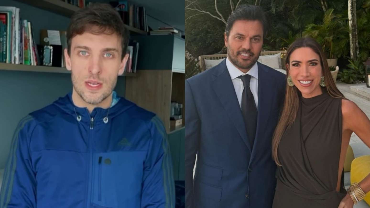 Leo Lins, F&aacute;bio Faria e Patr&iacute;cia Abravanel (Reprodu&ccedil;&atilde;o/Instagram)