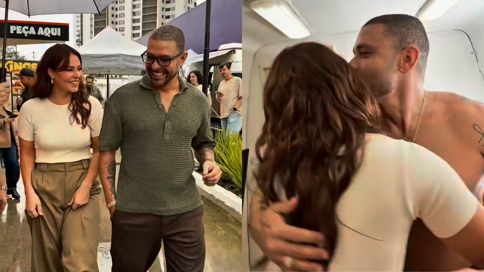 Paolla Oliveira e Diogo Nogueira tiveram reencontro repleto de descontração Reprodução/Instagram/@diogonogueira_oficial