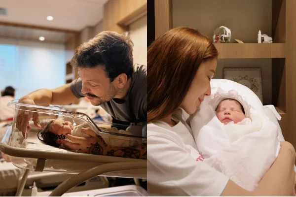 Simone Poncio e Márcio Poncio dão as boas-vindas à filha caçula. Veja fotos