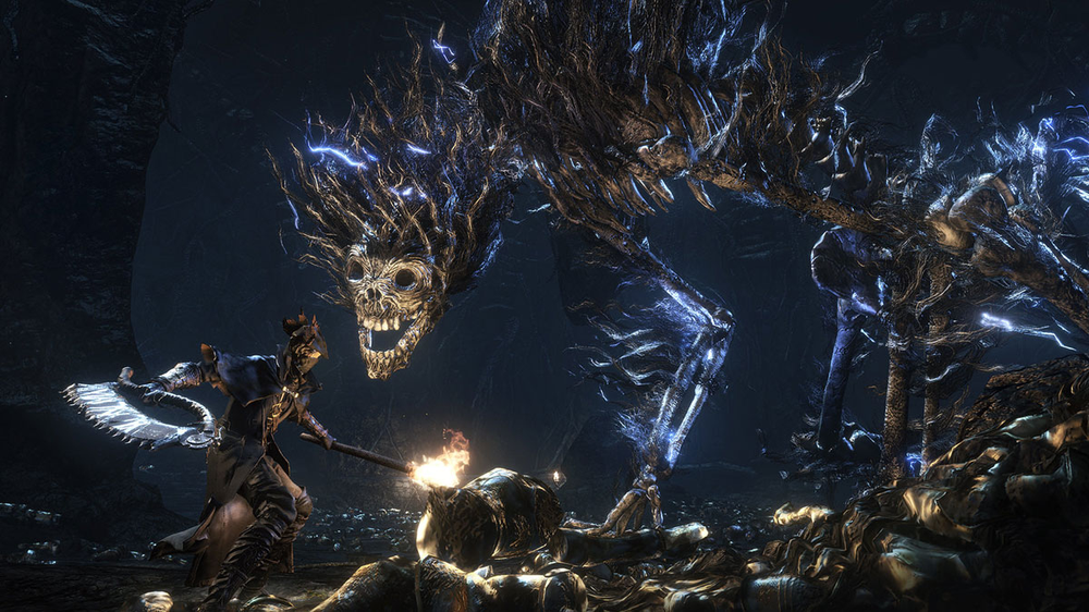 Bloodborne é um jogo extremamente desafiador no estilo dos games da série Dark Souls — Foto: Divulgação/PlayStation Blog