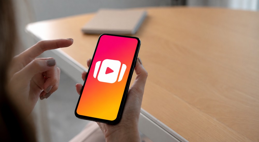 Basta abrir o aplicativo para navegar pelas produções disponíveis e começar a assistir — Foto: Reprodução/Vecteezy/Play Store/Editada com IA