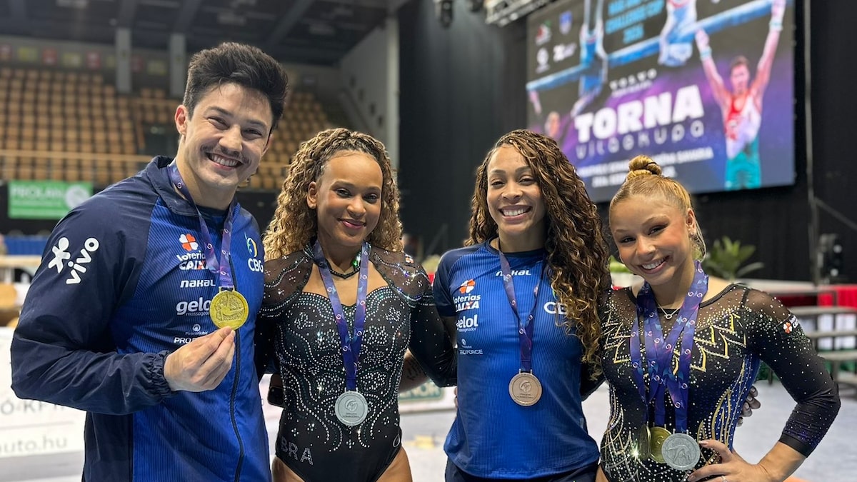 Ginástica: Flávia Saraiva e Rebeca Andrade fazem dobradinha na trave; Nory fica com o ouro na barra