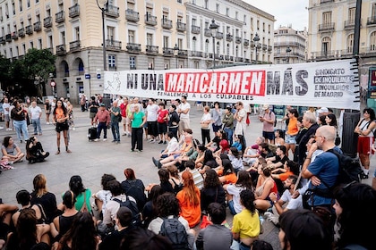As imagens do acampamento na Puerta del Sol em Madri para protestar contra a crise habitacional