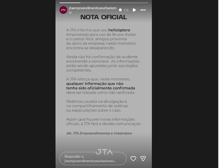 Região de buscas por aeronave com Rick é montanhosa, de difícil acesso e tinha alerta de tempestades