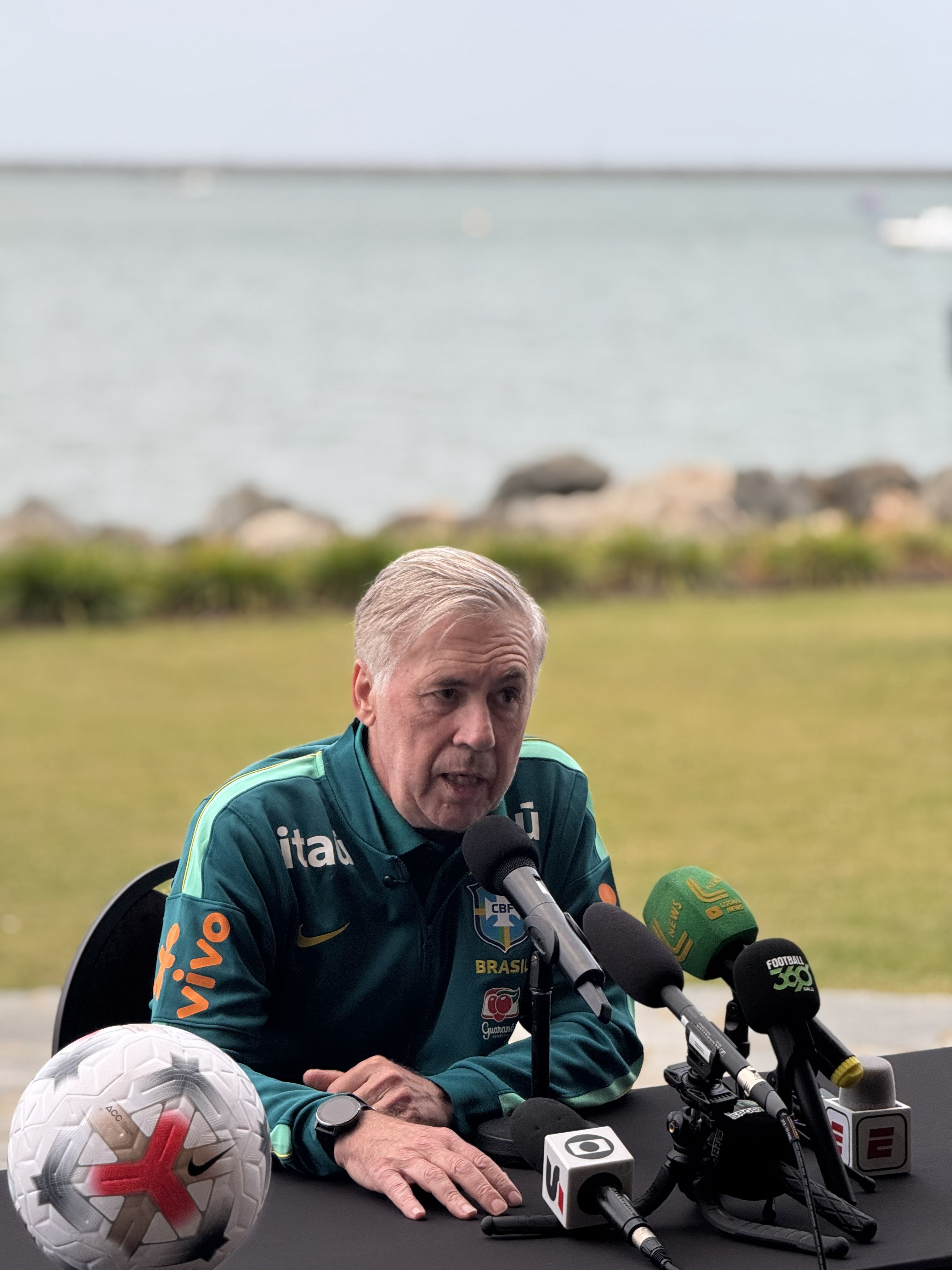Ancelotti confirma Vini, Raphinha, Endrick e Estêvão contra a Austrália