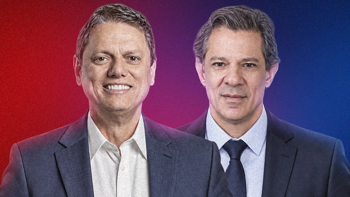 Real Time Big Data indica vitória de Tarcísio sobre Haddad no 1º turno