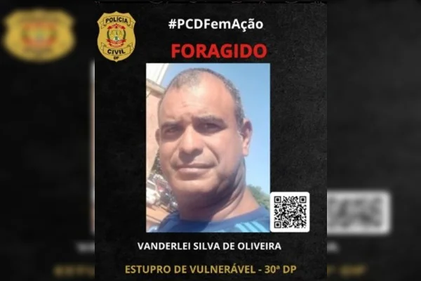 Padrasto procurado por estupro ameaçou outra mulher: "Sou o maior bandido"