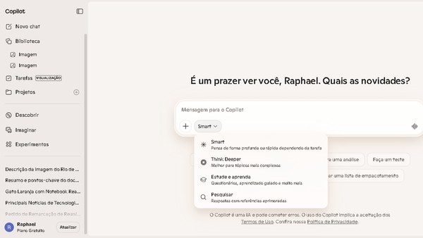 Quer usar recursos do ChatGPT sem pagar? Saiba como fazer isso no Copilot