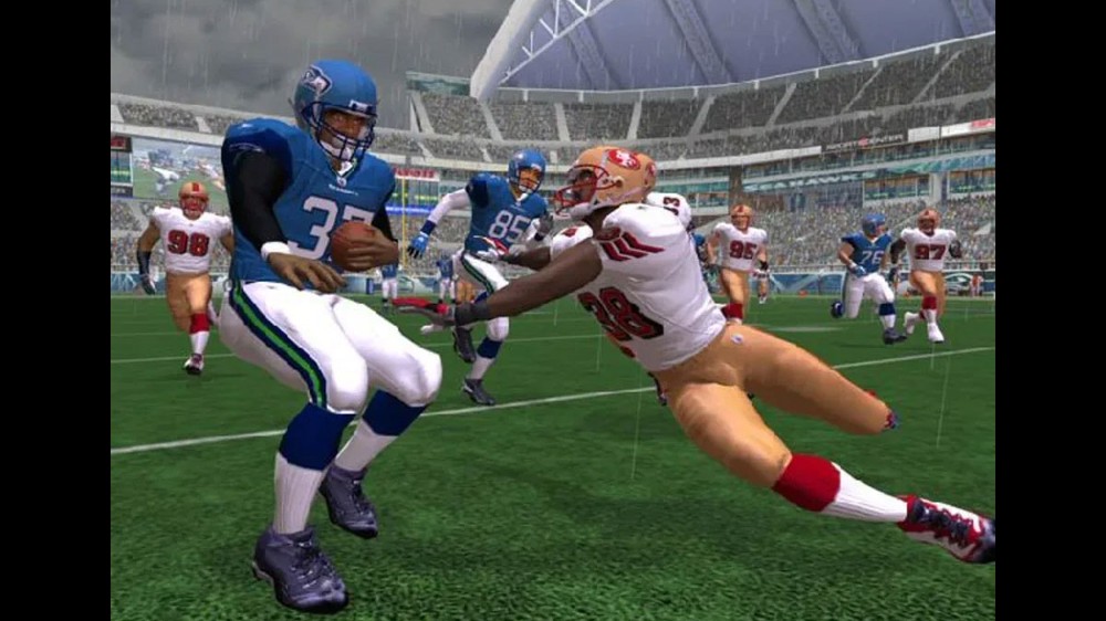 ESPN NFL 2K5 trazia uma boa alternativa à série Madden nos anos 2000 — Foto: Divulgação/Sega