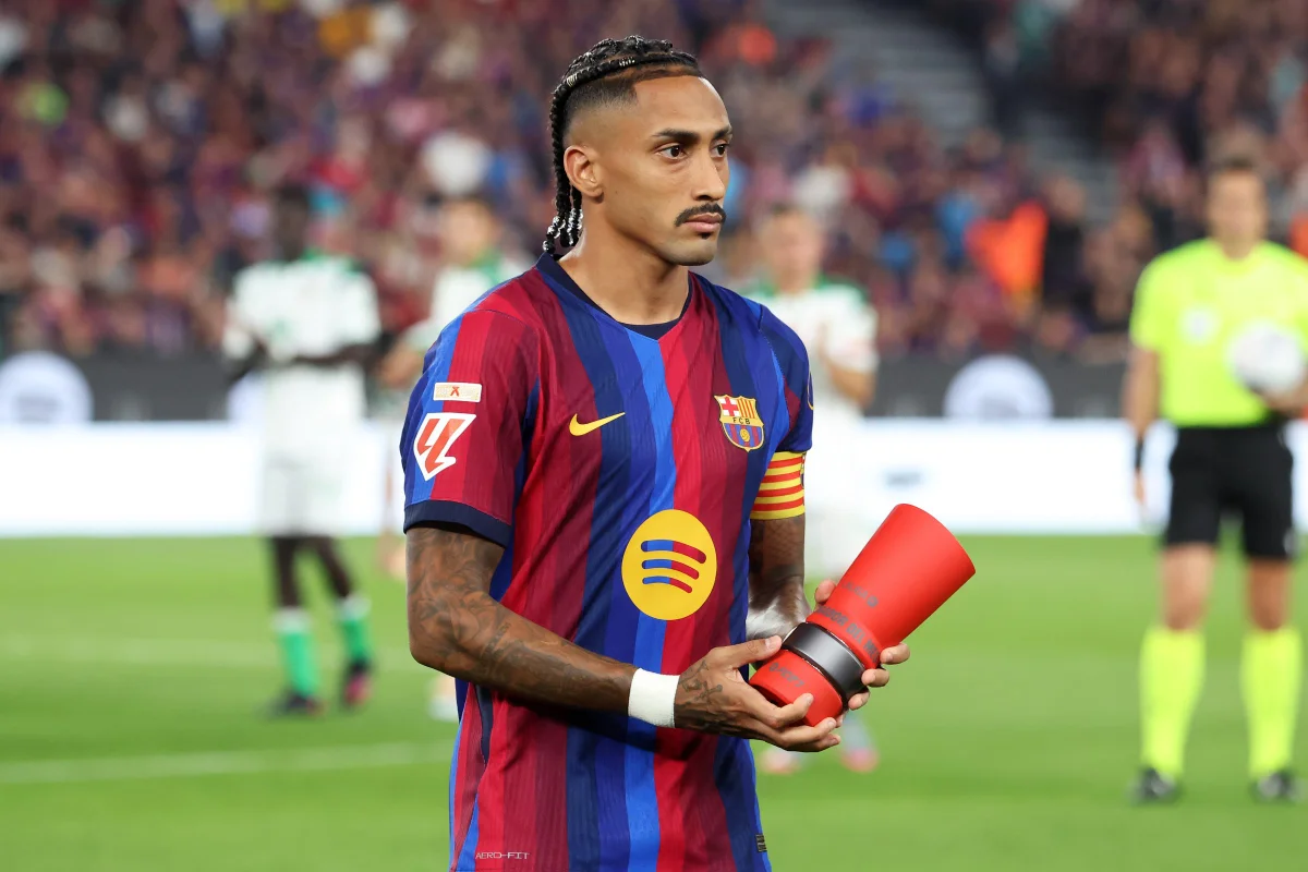 Foto colorida de Raphinha - Metrópoles