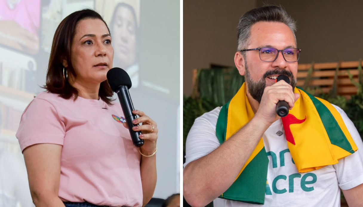 Mailza Assis tem 36%, e Alan Rick, 33%, na disputa pelo governo do Acre, diz Real Time Big Data