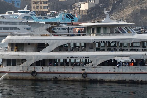 Pelo menos 41 pessoas morreram após um barco virar no Lago Tanganyika, na RD do Congo
