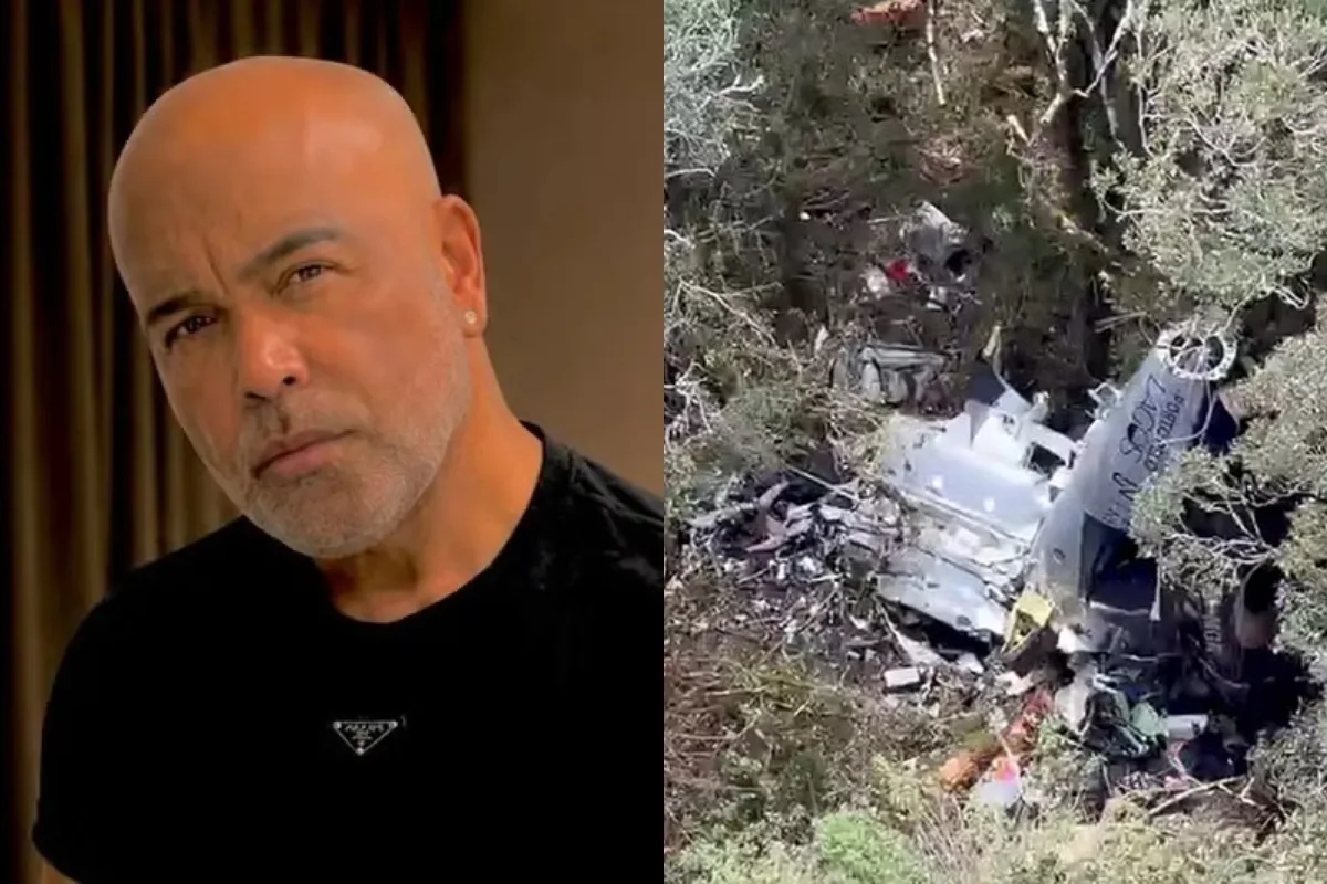 Novas imagens mostram que helicóptero com Rick “quebrou ao meio” ao cair