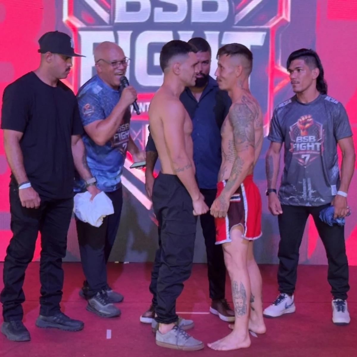 BSB Fight 7: pesagens e encaradas movimentam o evento antes das lutas