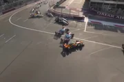 Colapinto tirou Norris e Gasly do GP do Azerbaijão.