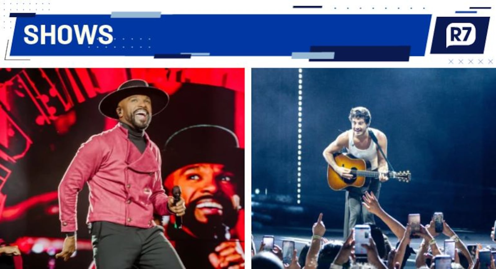 Shows movimentam a agenda com atrações para diferentes gostos musicais Reprodução/Instagram/@alexandrepires_ e Reprodução/Instagram/@tiagoiorc