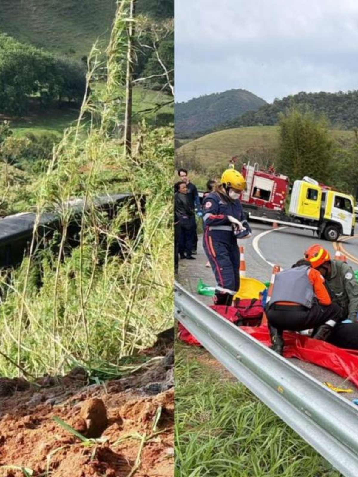 Quem são as vítimas do acidente de ônibus que caiu em ribanceira em São Paulo